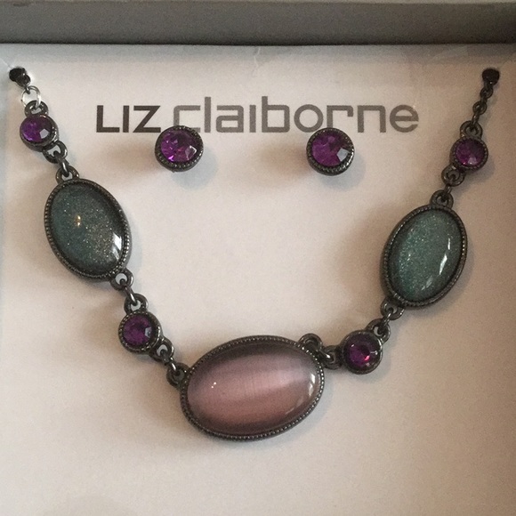 Liz Claiborne Jewelry - 🌺NWT Gorgeous Liz Claiborne Necklace/Earrings 🌺